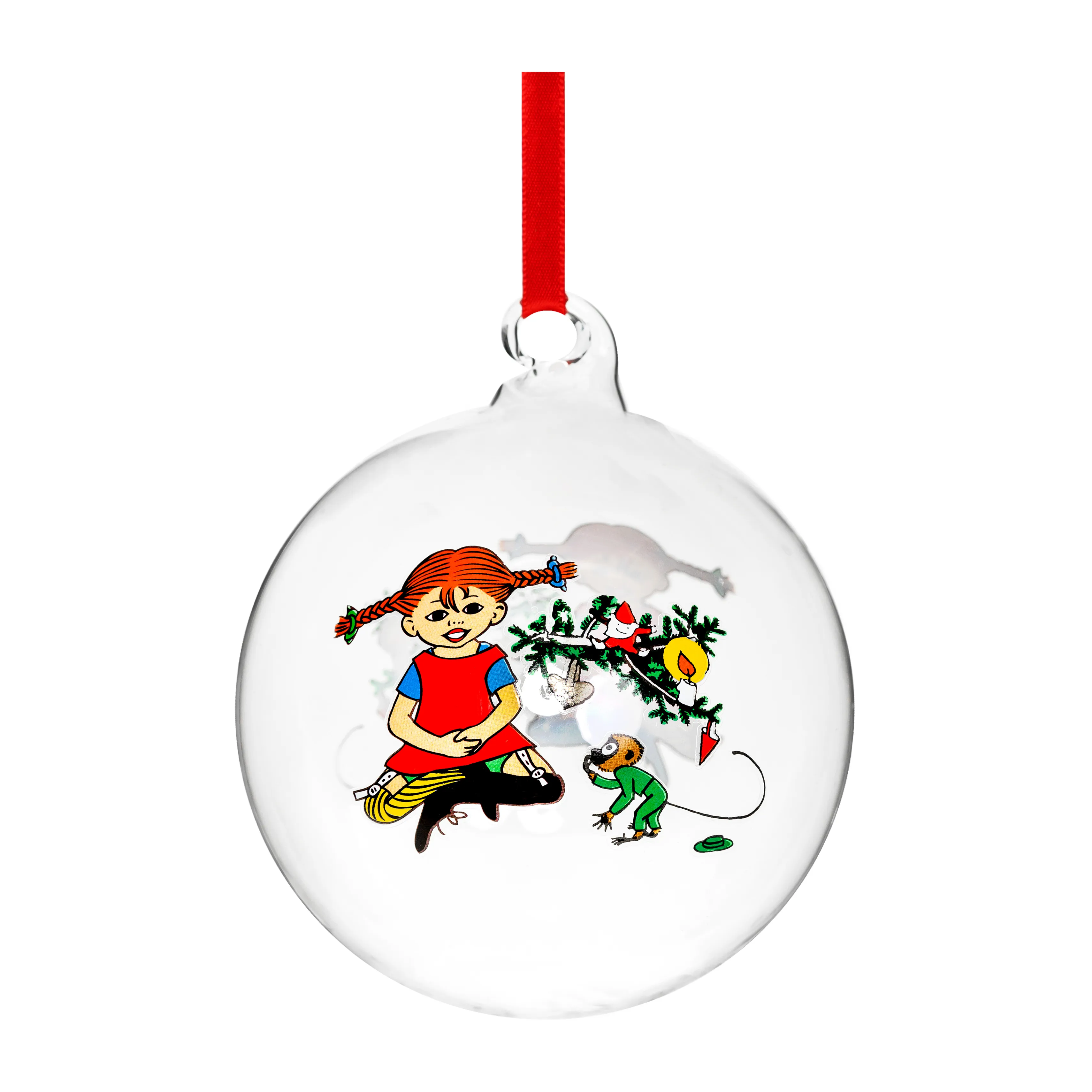 Pippi Longstocking Christmas bauble