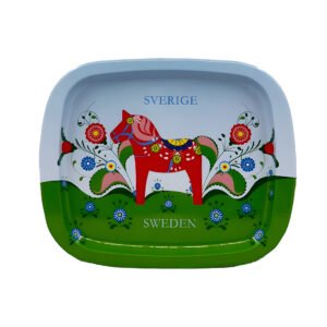 Metal disc, Dala horse