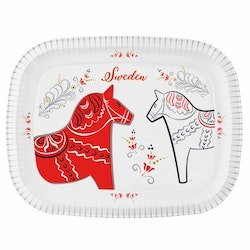 Plåtbricka, Dalahäst Kurbits