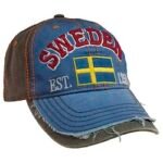 Keps, Sweden, blå/grå