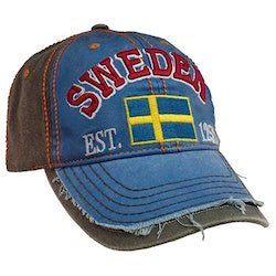 Keps, Sweden, blå/grå