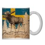 Mugg med Älg, flagga