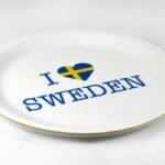 Glasunderlägg kant, I love Sweden