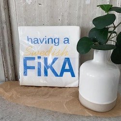 Lunchservett, having a Swedish Fika, 33x33cm
