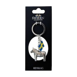 Nyckelring 3D Dalahäst