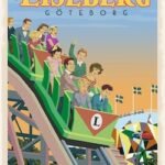 Postcard: Liseberg mountain railway, 13x18cm
