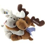Cuddly toy, Moose-double Sweden 15cm