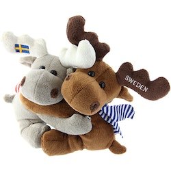 Cuddly toy, Moose-double Sweden 15cm