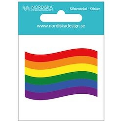 Dekal Prideflagga 5,5 cm