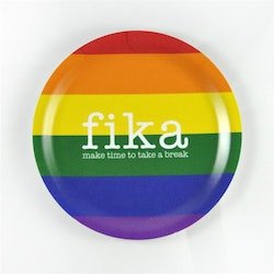 Glasunderlägg kant, Fika Pride