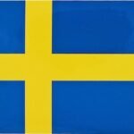 Dekal Sverigeflagga 7 x 11 cm