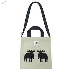 Canvasväska återvunnet tyg, grönt