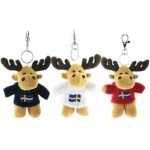 Key ring moose with Swede jumper