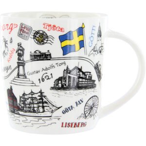 Mugg Göteborg teckning, 37cl