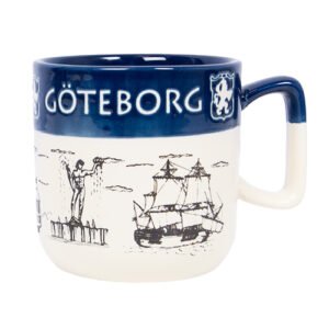 Gothenburg mug, two-tone blue, 30 cl