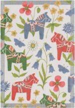 FLOWER HORSE Towel - 35X50 100% Organic Cotton Betty Svensson