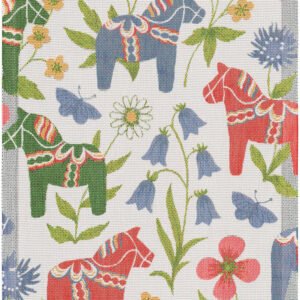 FLOWER HORSE Towel - 35X50 100% Organic Cotton Betty Svensson