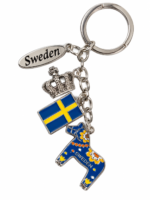 Sverige – berlocknyckelring