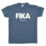 Blue T-shirt Women - Fika design