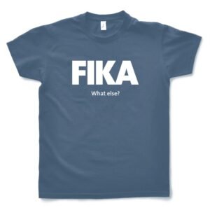 Blue T-shirt Women - Fika design