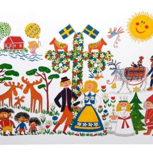 Bordstablett Midsommar