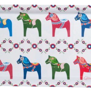 Bricka Dalahästar 32x19