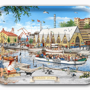 Tablett Göteborg Feskekörkan Sommer 27 x 20 cm