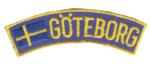 Embroidered badge Gothenburg banana