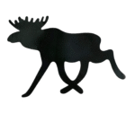 Dekal Älgsiluett