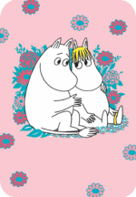 Double Moomin with envelope 119x170 mm