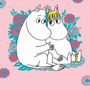 Double Moomin with envelope 119x170 mm