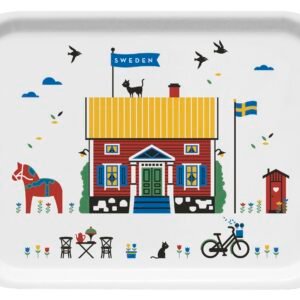 Frukost bricka med Rött hus