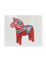 Glasunderlägg Dalahäst