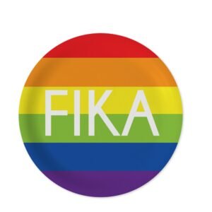 Glasunderlägg FIKA pride
