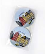 Glasunderlägg 1 stk, Gamla Stan, färgtryck