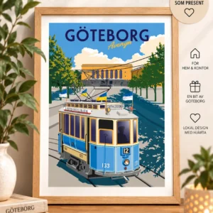 Göteborgsmotiv med stadsmiljö i Göteborg.