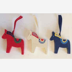 HÄST DEKORERAD MED BAND 5CM