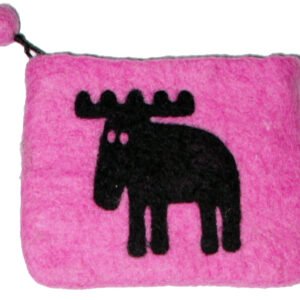 Handtovd ullbörs 100% ull, rosa