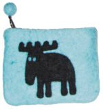 Handtovd ullbörs 100% ull, turkos