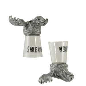 Schnapsglas Schweden Elchkopf