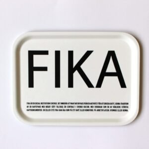 fika bricka vit - En fin frukostbricka
