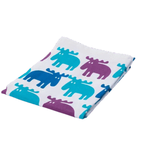 KÖKSHANDDUK ÄLG BLÅ