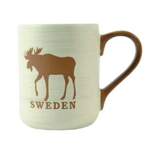 Keramikmugg Sverige Älg