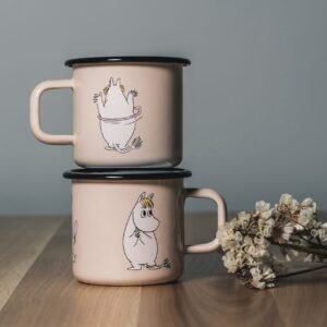 Mumin Emaljmugg 3,7 dl - Snorkfröken Beige