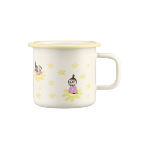 Mumin emaljmugg Flowers 3,7 dl