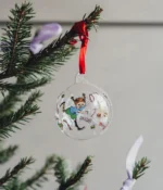 Pippi Christmas bauble Candy 7 cm