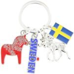 N-RING D-HORSE SCHWEDEN ELCH FAHNE