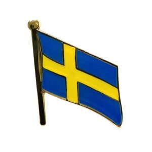 Pin svensk flagga