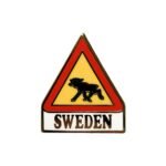 Pin Sweden Älgskylt