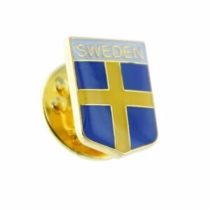 Pin Sweden sköld 13 mm